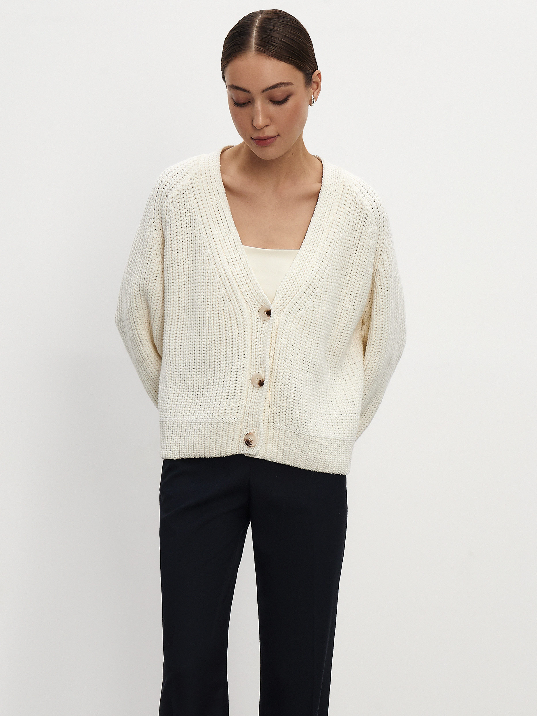 Кардиган укороченный