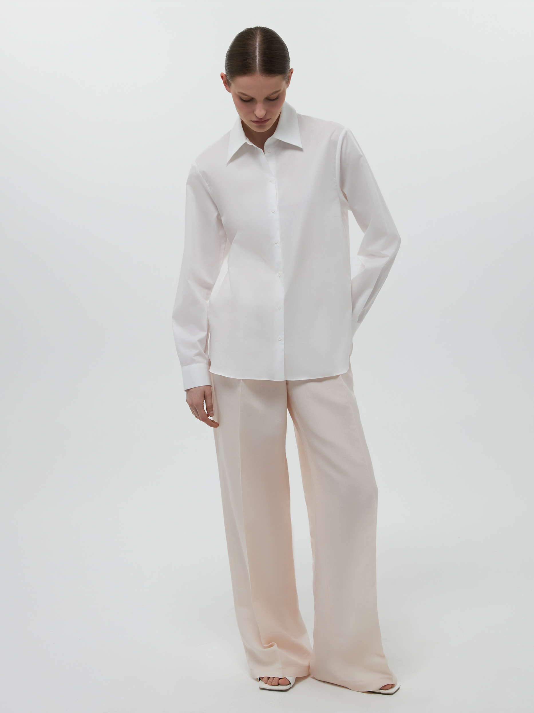 Классическая рубашка из хлопка