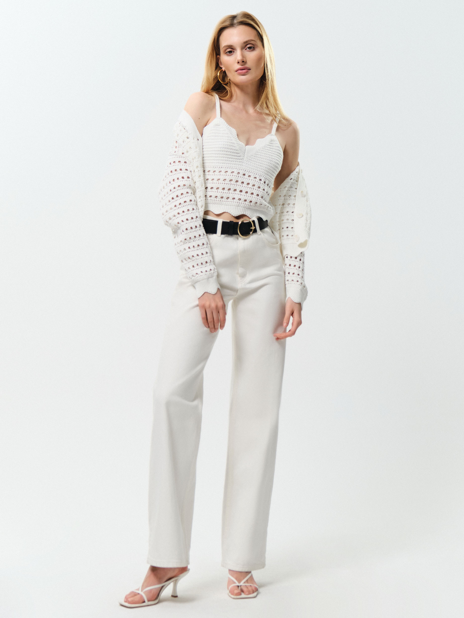 Ажурный кардиган