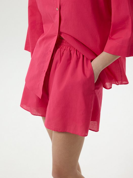 Свободные шорты из хлопка: фото №2