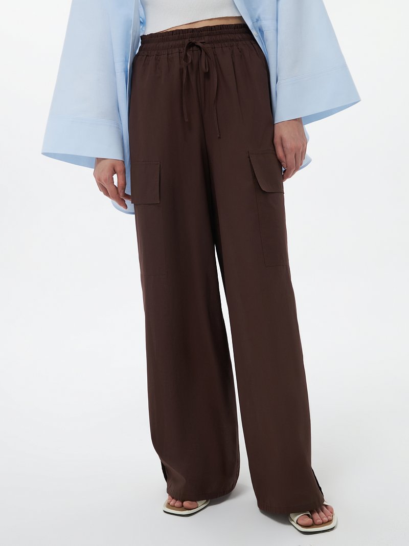 Брюки-карго из хлопка