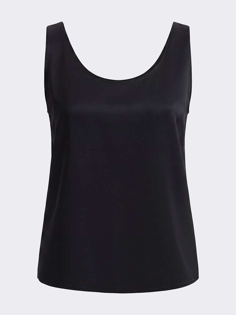 Топ из атласной ткани