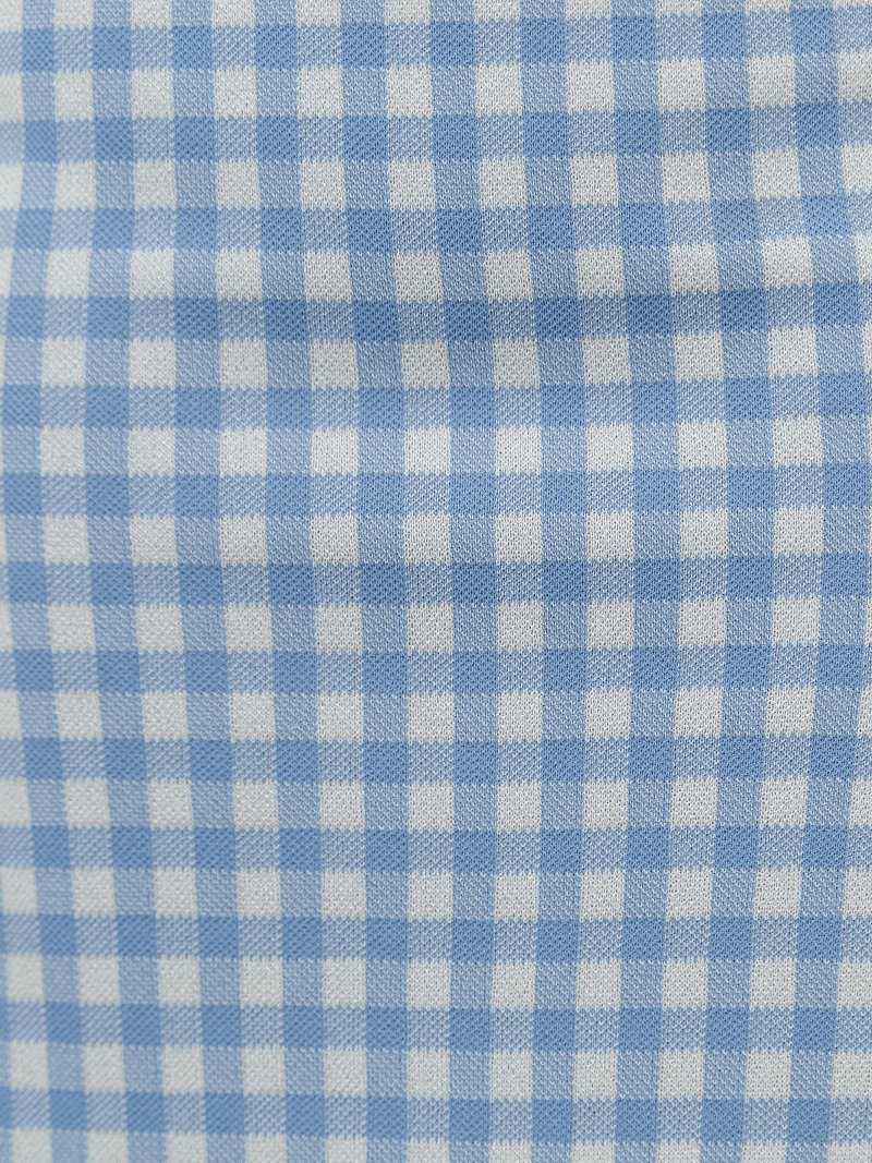 Трикотажное платье в клетку