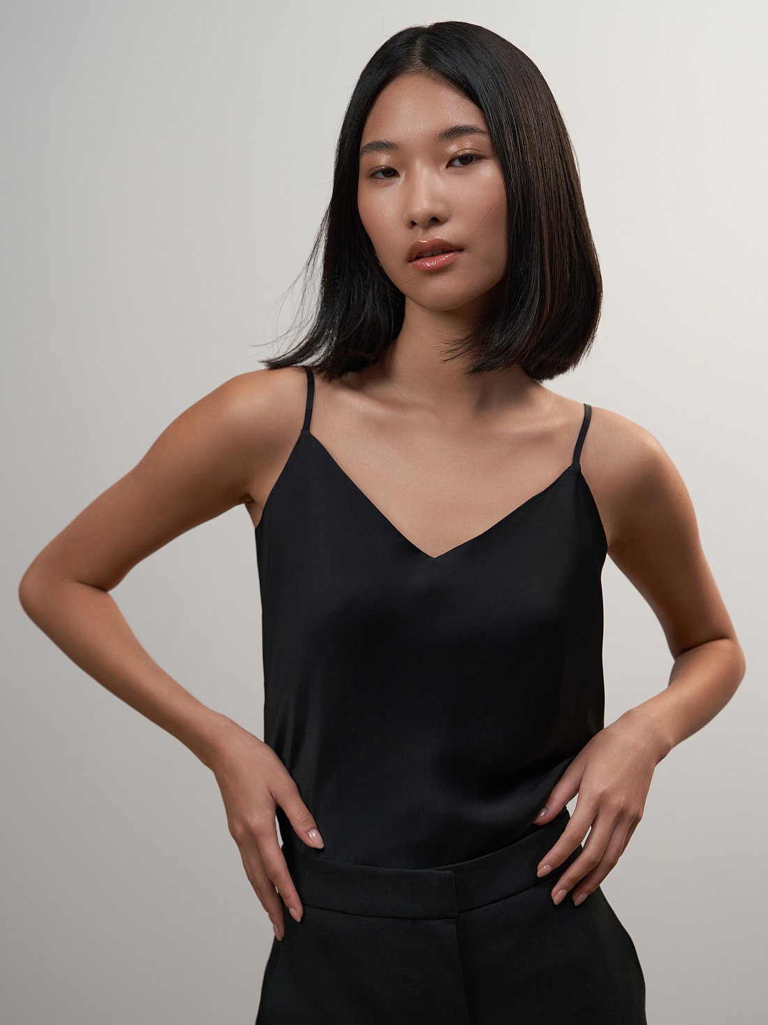 Атласный топ: фото №1