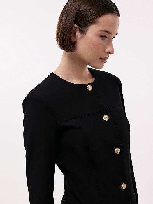 Платье-футляр с длинными рукавами: фото №2