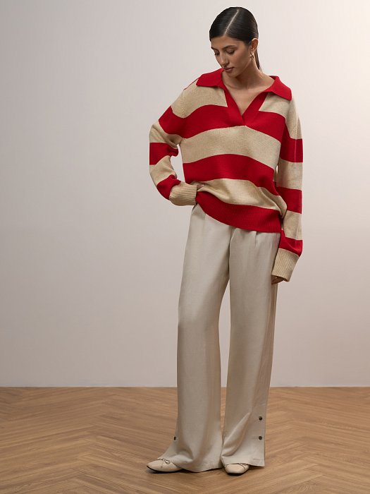 Джемпер с отложным воротником: фото №2