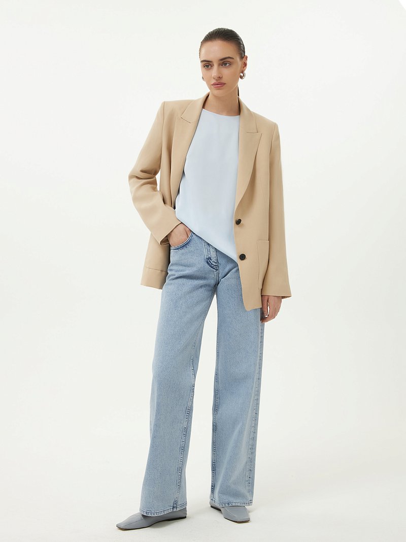 Широкие джинсы