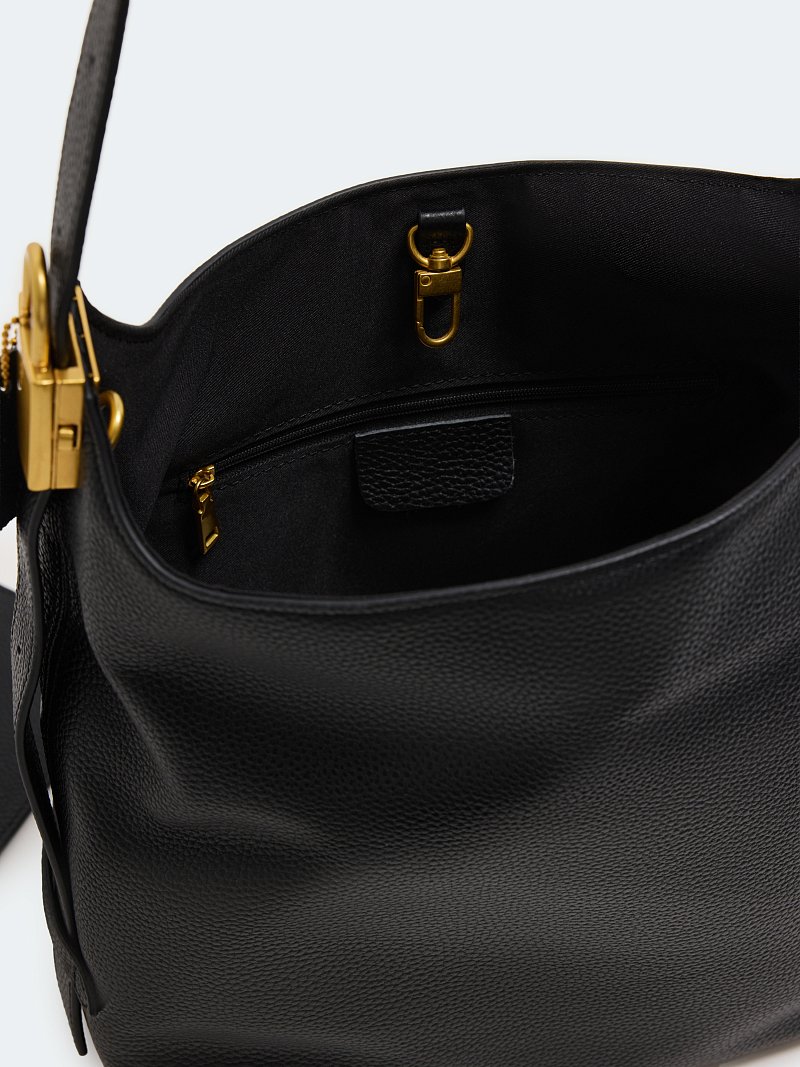 Кожаная сумка с кошельком