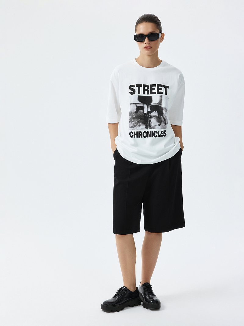 Футболка с принтом