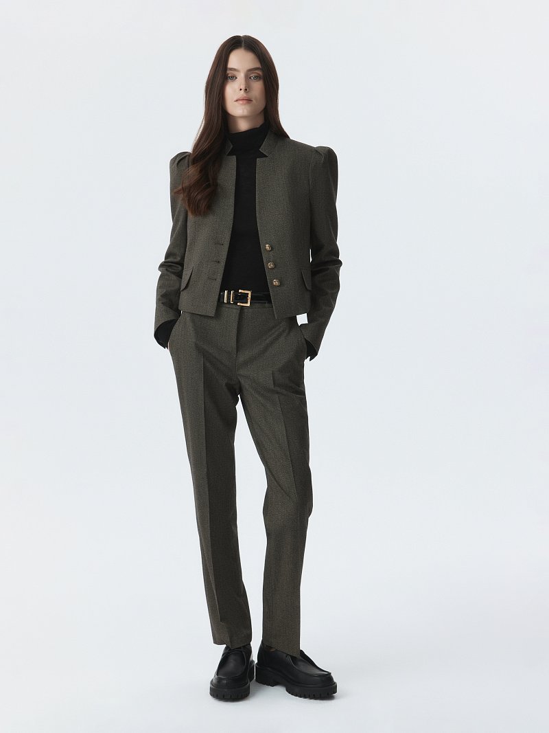 Классические зауженные брюки