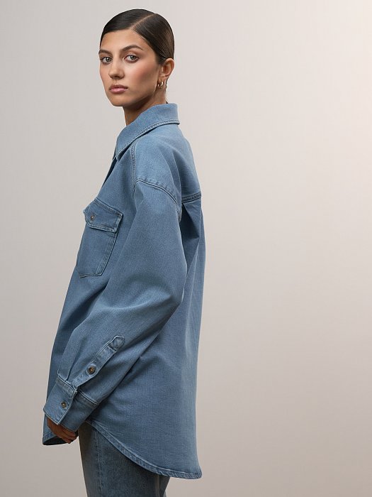 Джинсовая рубашка: фото №9