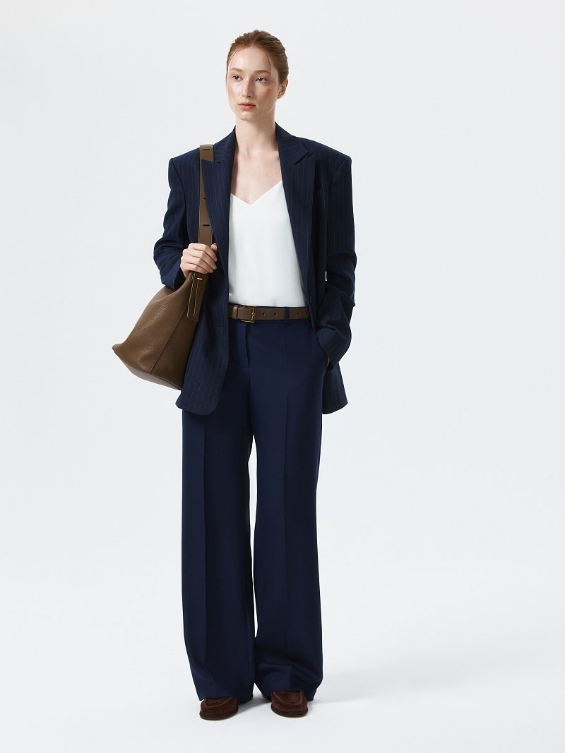 Брюки прямого кроя