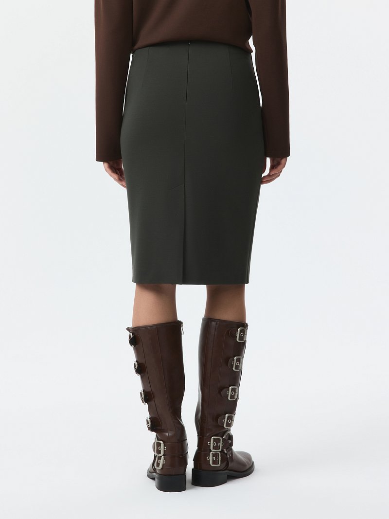 Юбка-карандаш из трикотажа