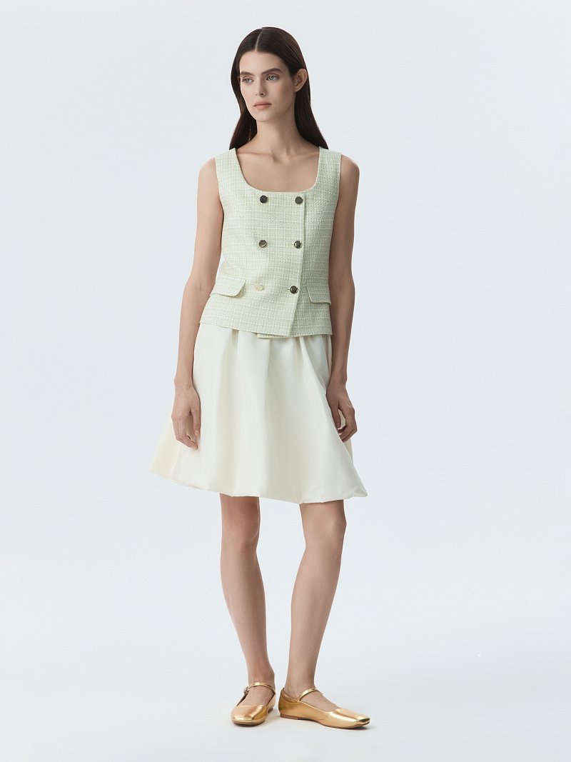 Жилет из твида