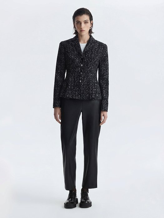 Твидовый жакет с хлопком: фото №2