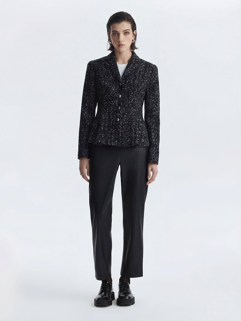 Твидовый жакет с хлопком