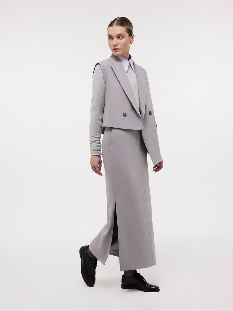 Юбка-макси с разрезами