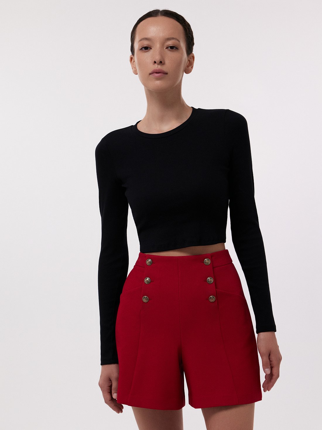 Шорты с высокой посадкой : фото №1