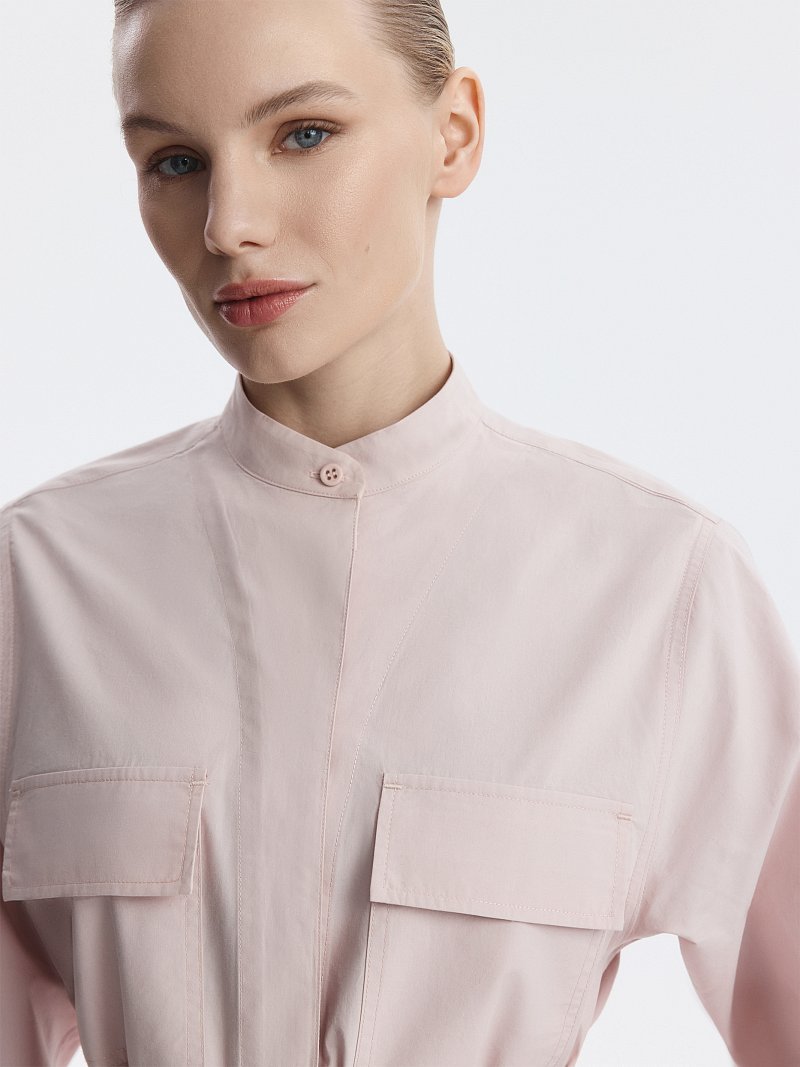 Блуза из 100% хлопка с поясом