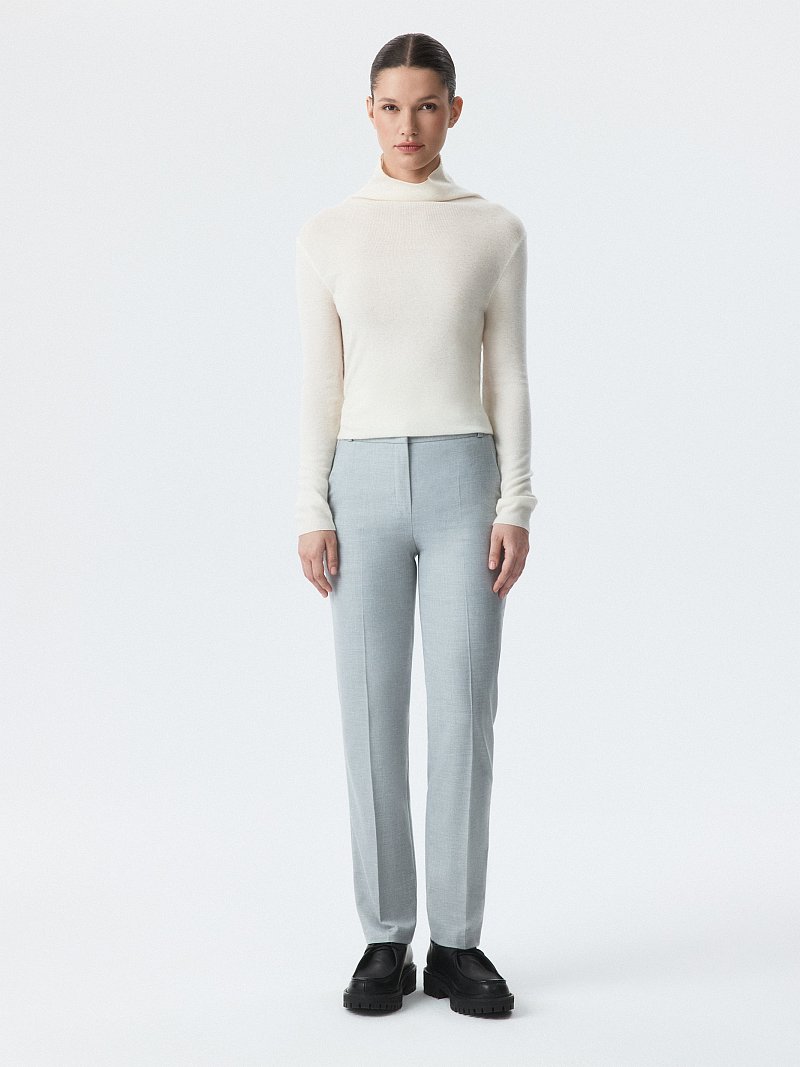 Брюки зауженного кроя