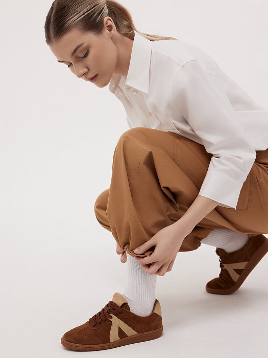 Брюки-карго из хлопка: фото №4