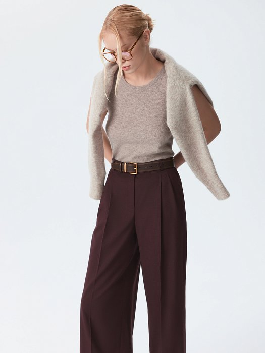 Широкие брюки из фланели: фото №2