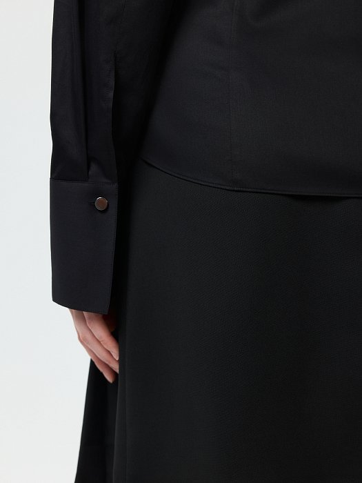 Приталенная блуза из хлопка: фото №3