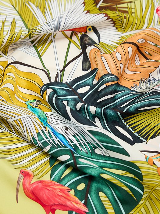 Платок с натуральным шелком: фото №3