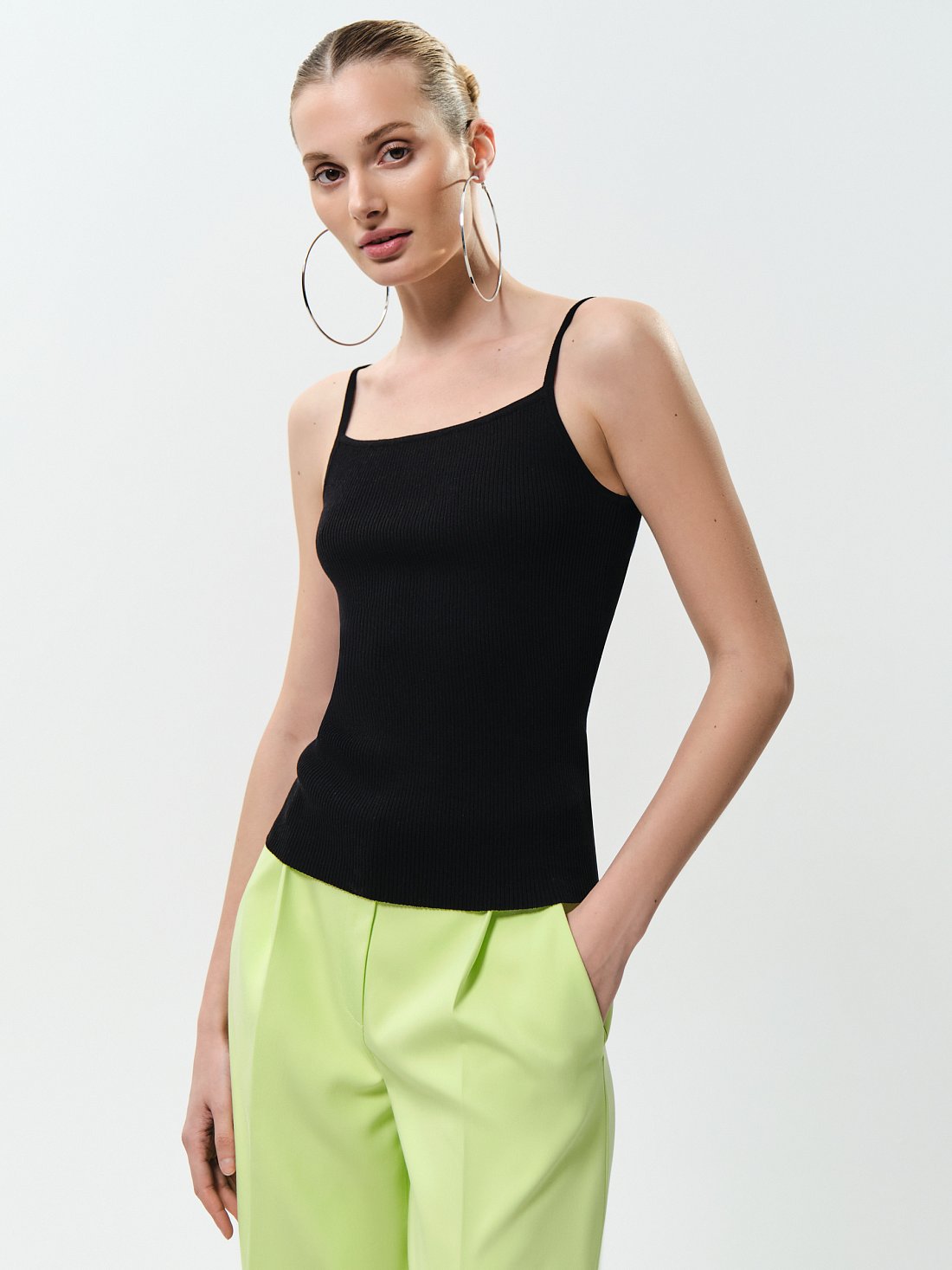 Базовый трикотажный топ : фото №1