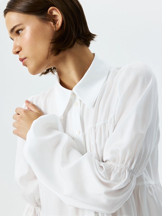 Ярусная блуза из лиоцелла: фото №3