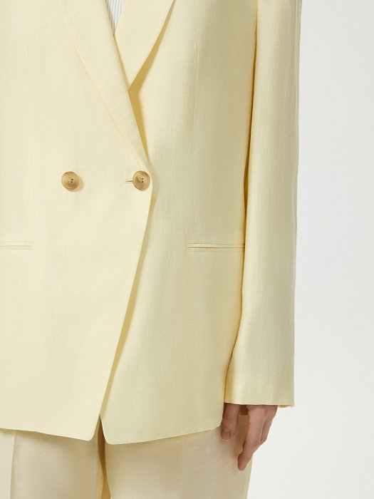 Жакет из конопляной ткани: фото №3