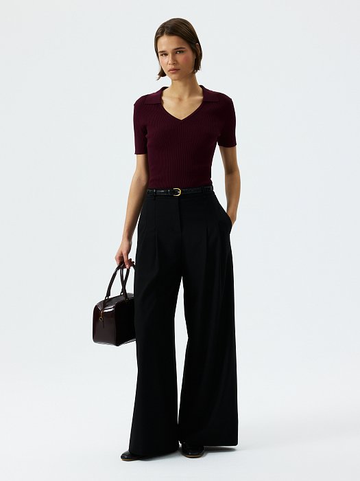 Джемпер с отложным воротником: фото №5