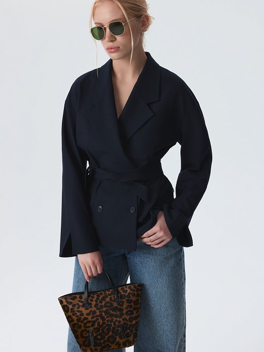 Жакет с поясом: фото №7