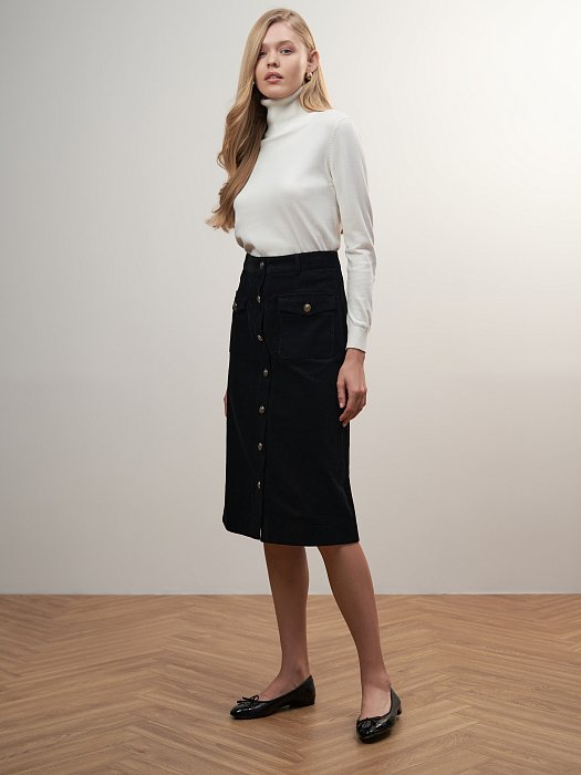 Вельветовая юбка: фото №2