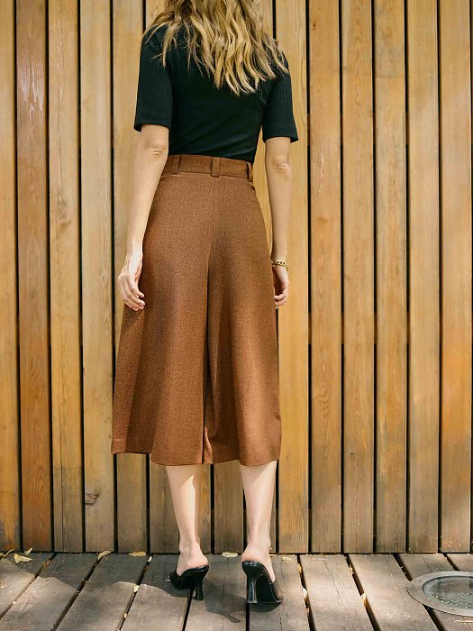 Кюлоты с защипами: фото №3