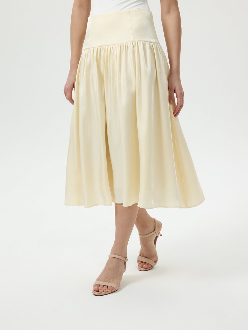 Расклешенная юбка на кокетке