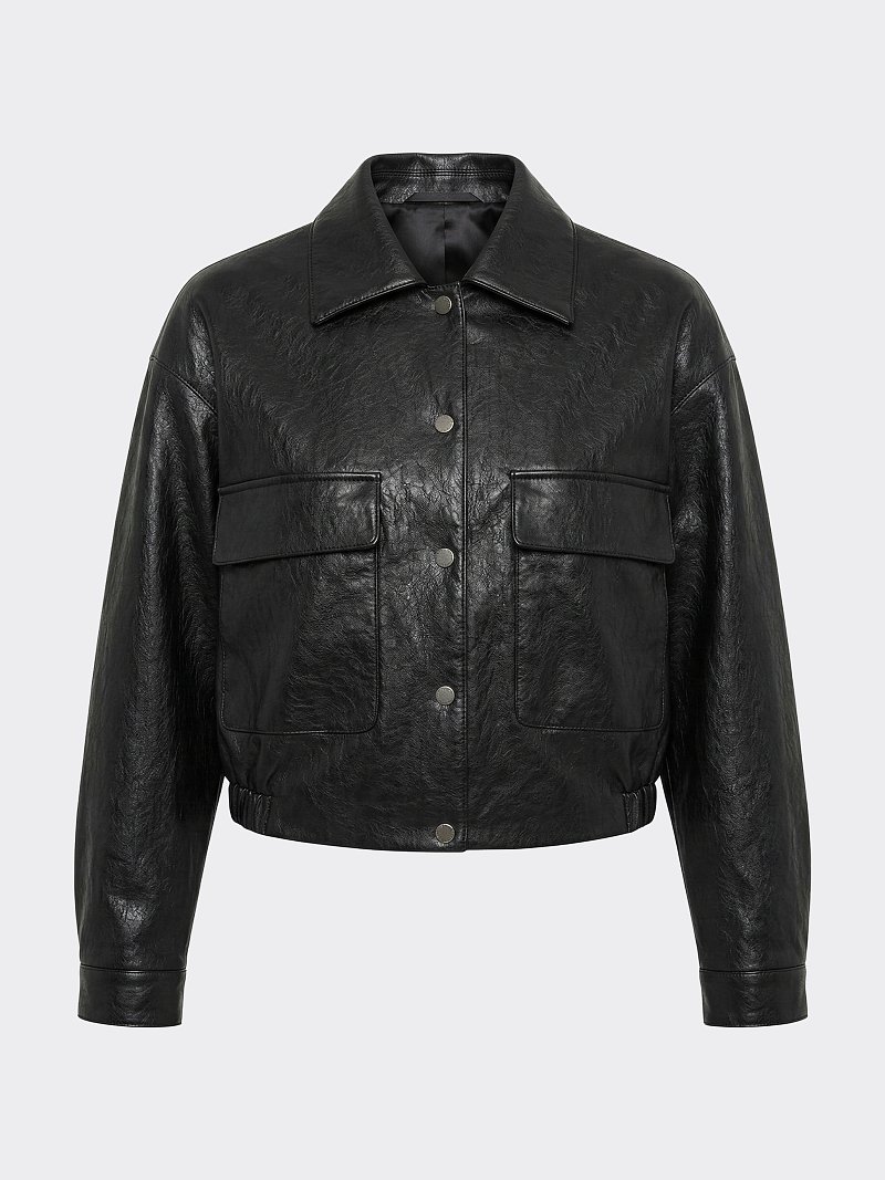 Куртка из искусственной кожи