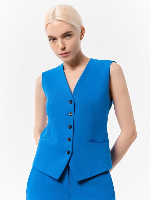 Жилет из костюмной ткани : фото №3
