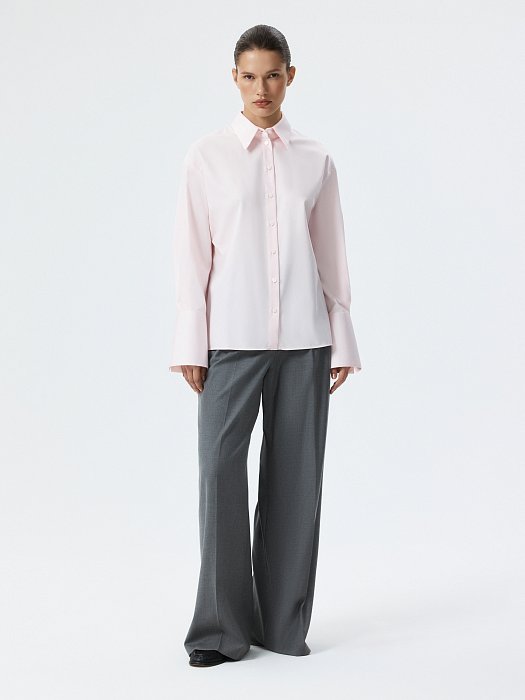 Рубашка с широкими манжетами: фото №6