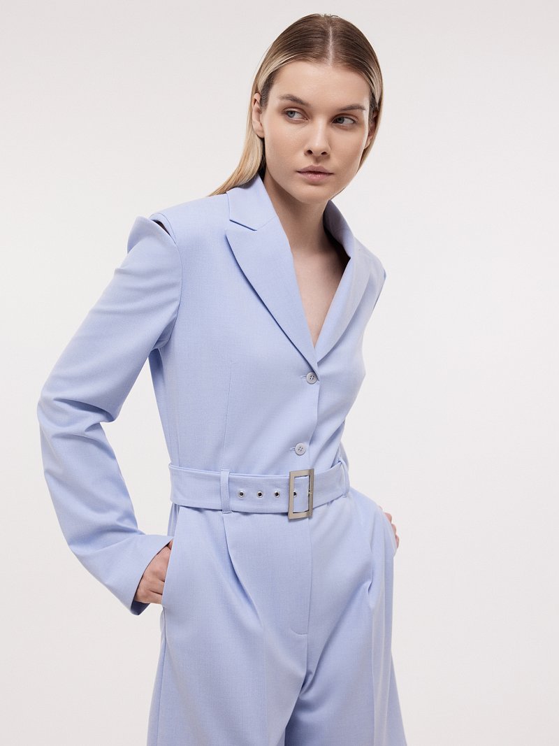 Комбинезон с разрезами на плечах