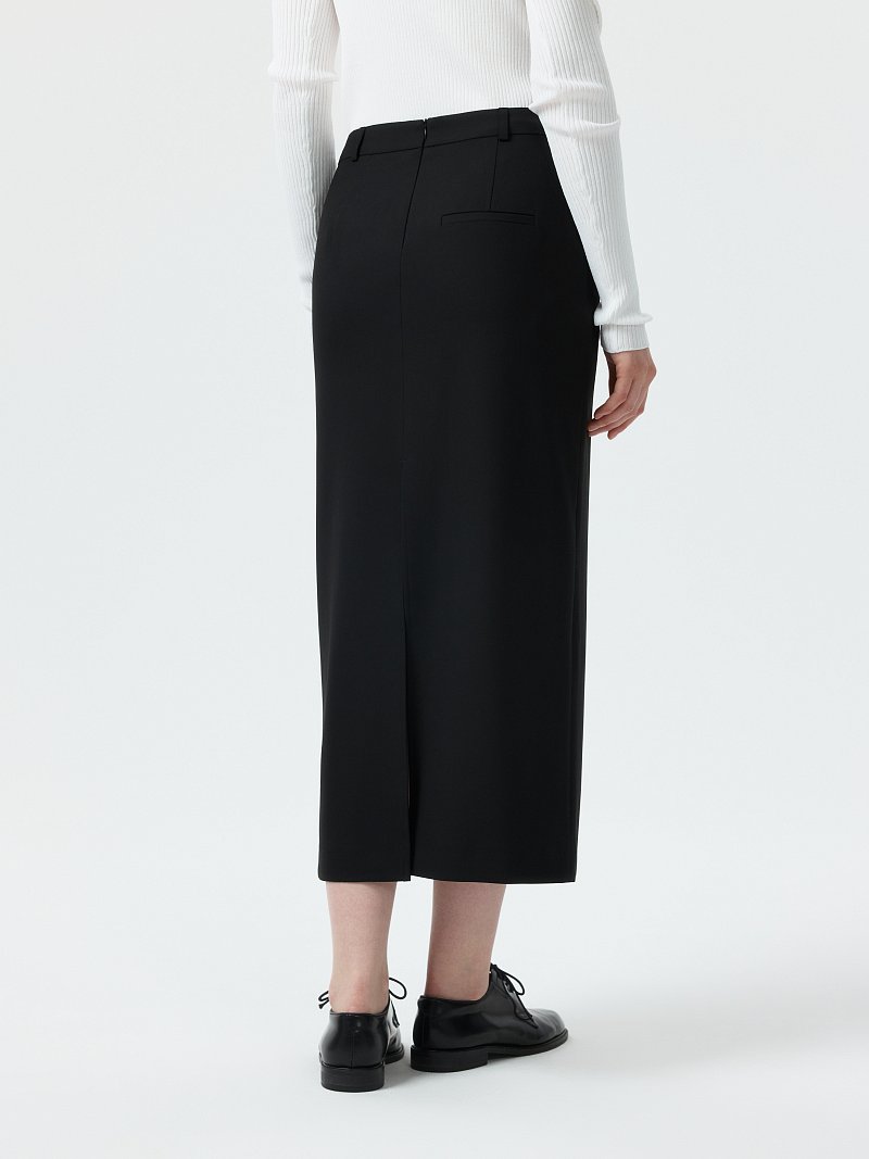 Костюмная юбка-макси