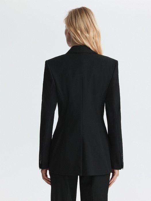 Приталенный жакет на пуговице (Р158): фото №4