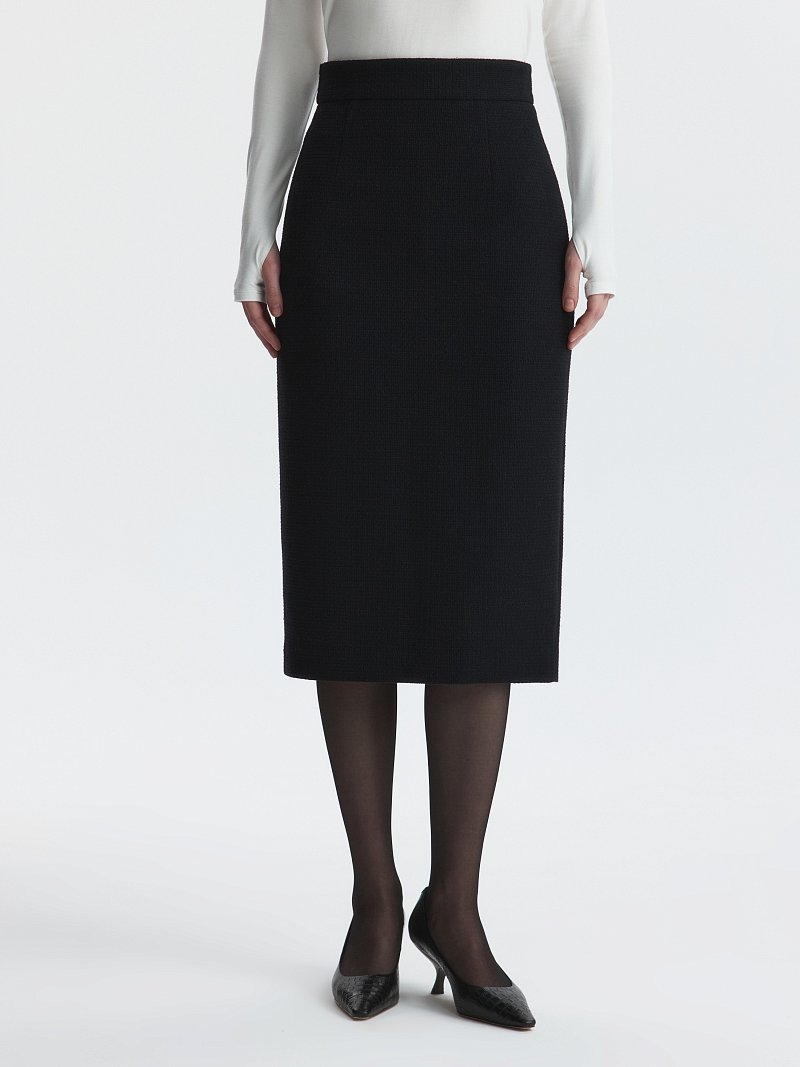 Юбка-карандаш из твида