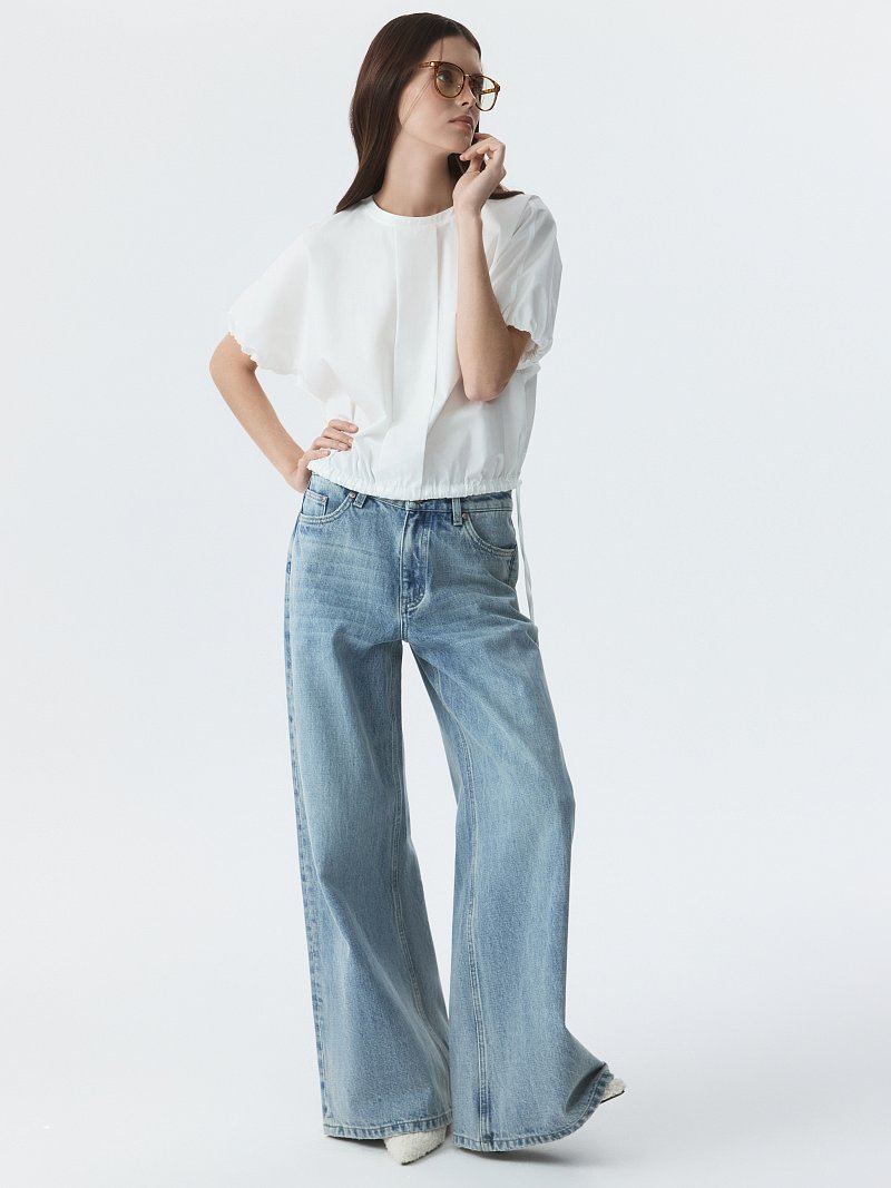 Блуза с короткими рукавами