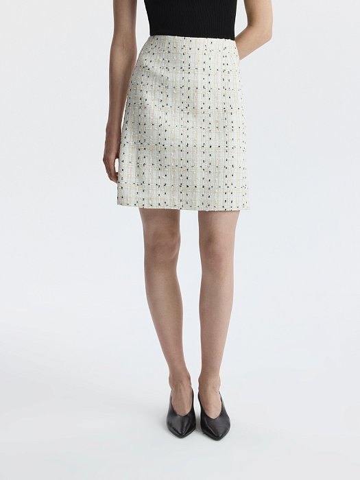 Юбка-трапеция мини: фото №4