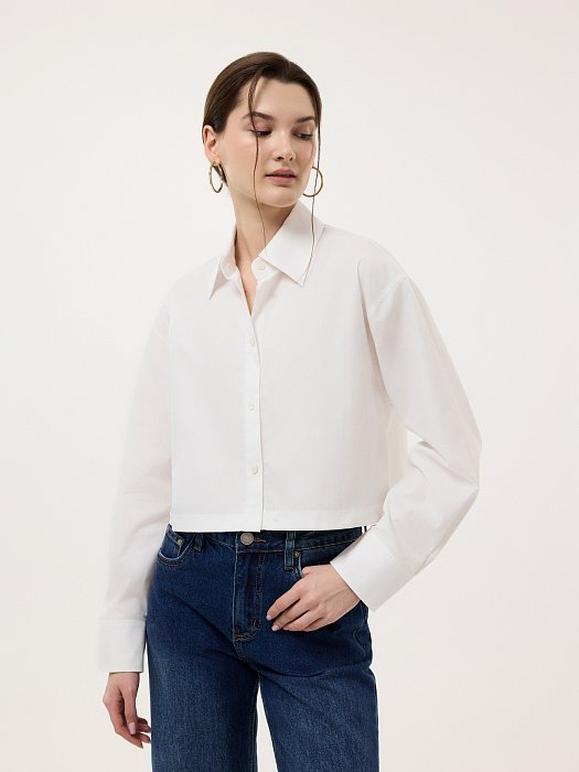 Рубашка-трансформер из хлопка: фото №3