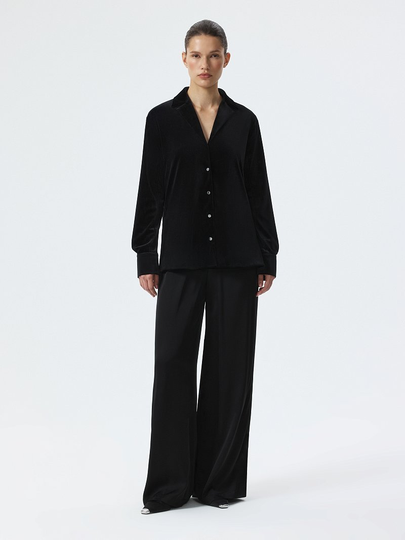 Блуза из бархата