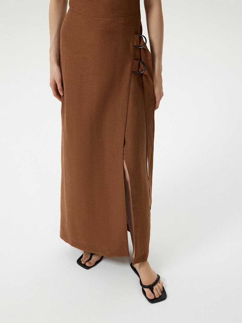 Платье из конопляной ткани