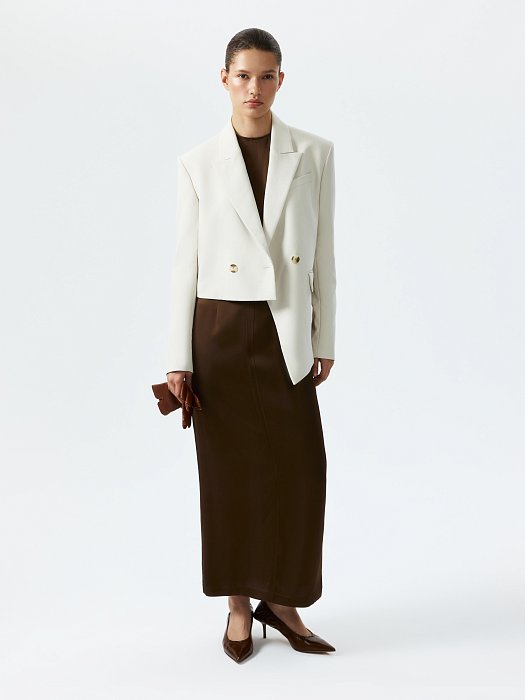 Укороченный асимметричный жакет: фото №2