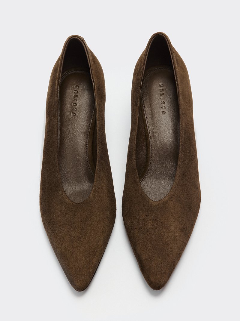 Туфли из натуральной замши